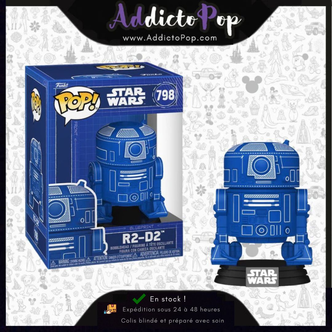 Funko Pop! Star Wars: Pride 2023- R2-D2- Figurine en Vinyle à