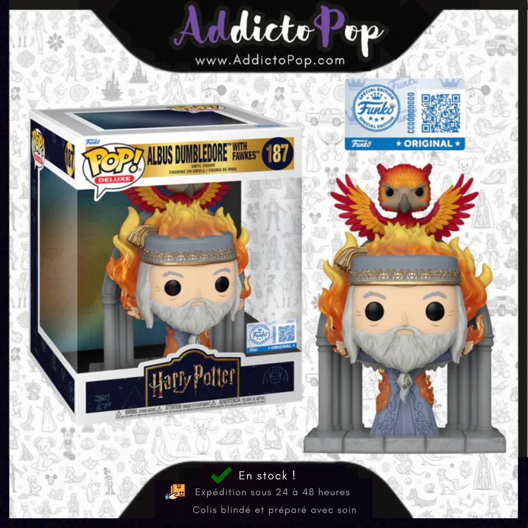 Funko Pop! Harry Potter [187] - Albus Dumbledore with Fawkes (Funko Sh