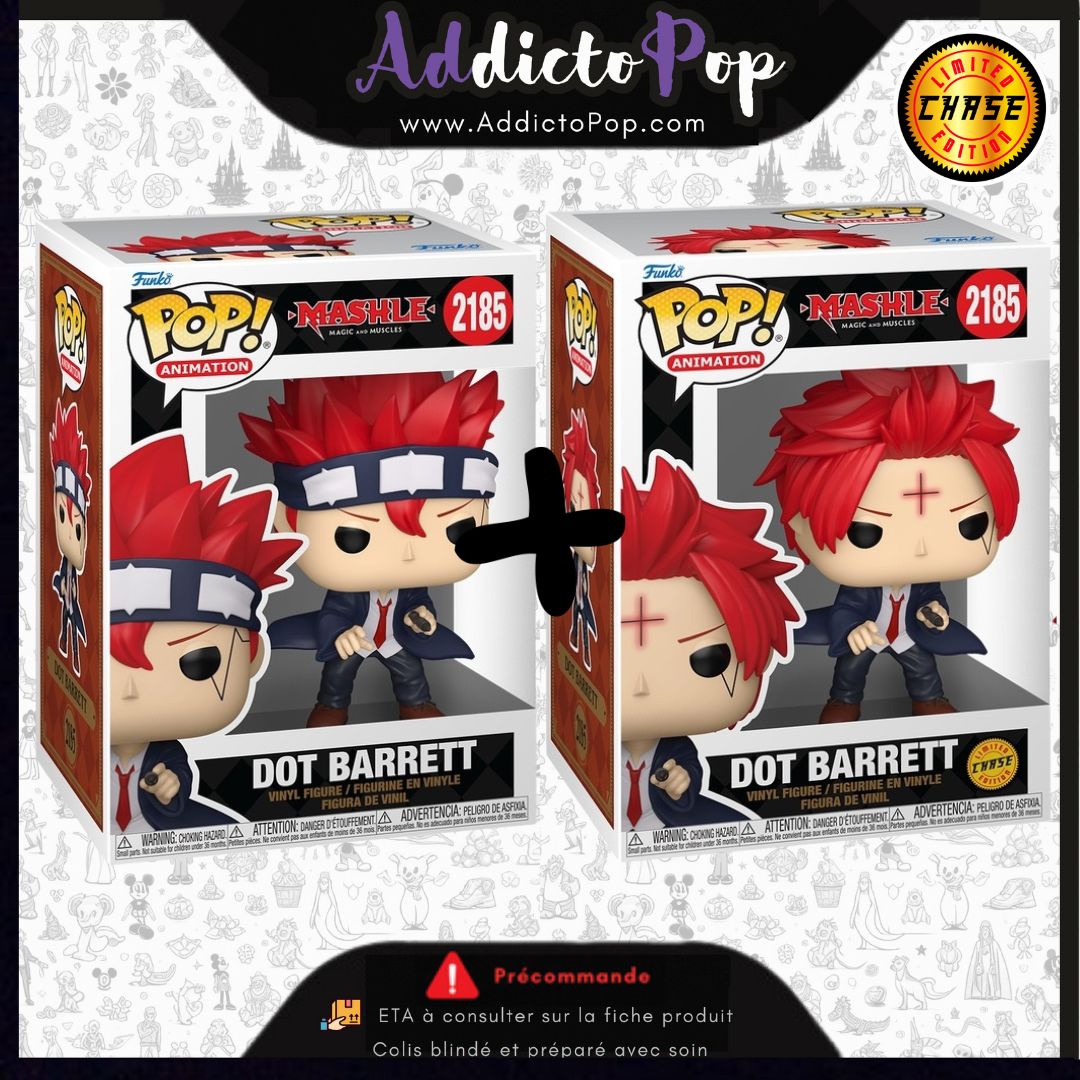 Funko Pop Mashle 2185 Dot Barret Commune Chase ETA 03 2026 funko-pop-mashle-2185-dot-barret-commune-chase-eta-03-2026