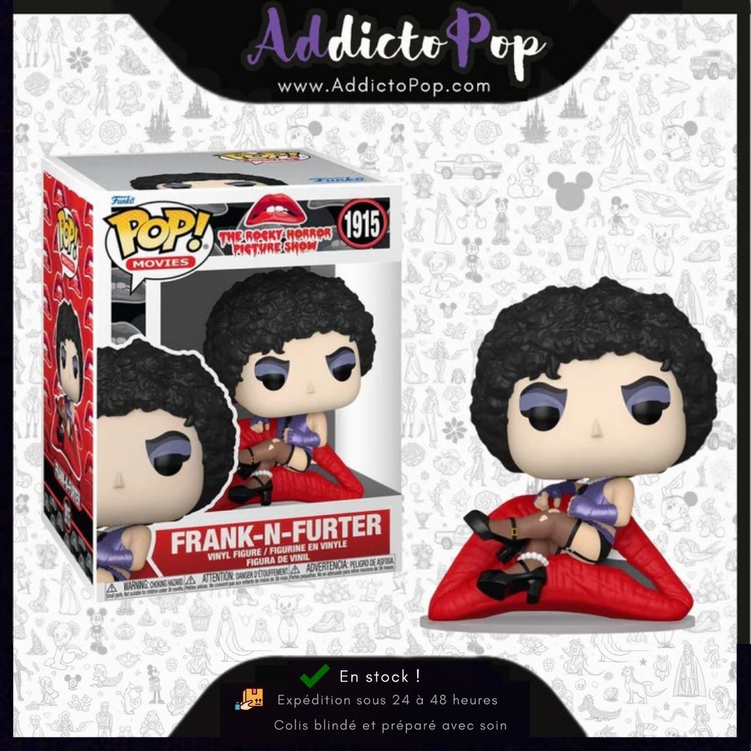 Figurine Funko Pop! Plus – Frank N Furter Avec Lèvres – Rocky Horror Picture Show – Collection 11,4 Cm