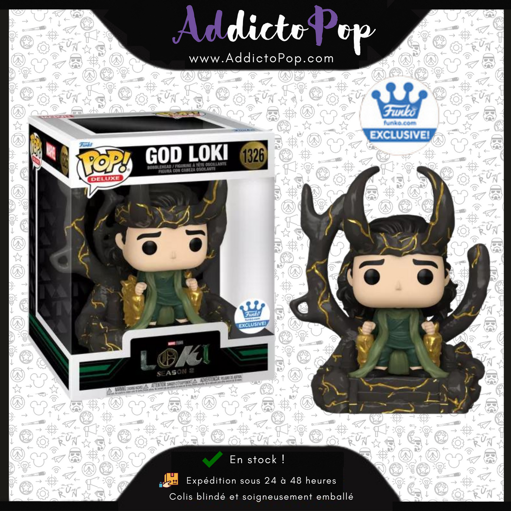 Figurine Pop Loki #1326 pas cher : Dieu Loki
