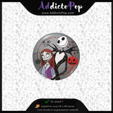 Button Badge L'étrange Noël De Mr Jack - Jack & Sally 25mm