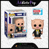 Funko Pop! Warner Bros 100th (Looney Tunes) [1337] - Porky Pig Hufflepuff (2023 Fall Convention Exclusive)