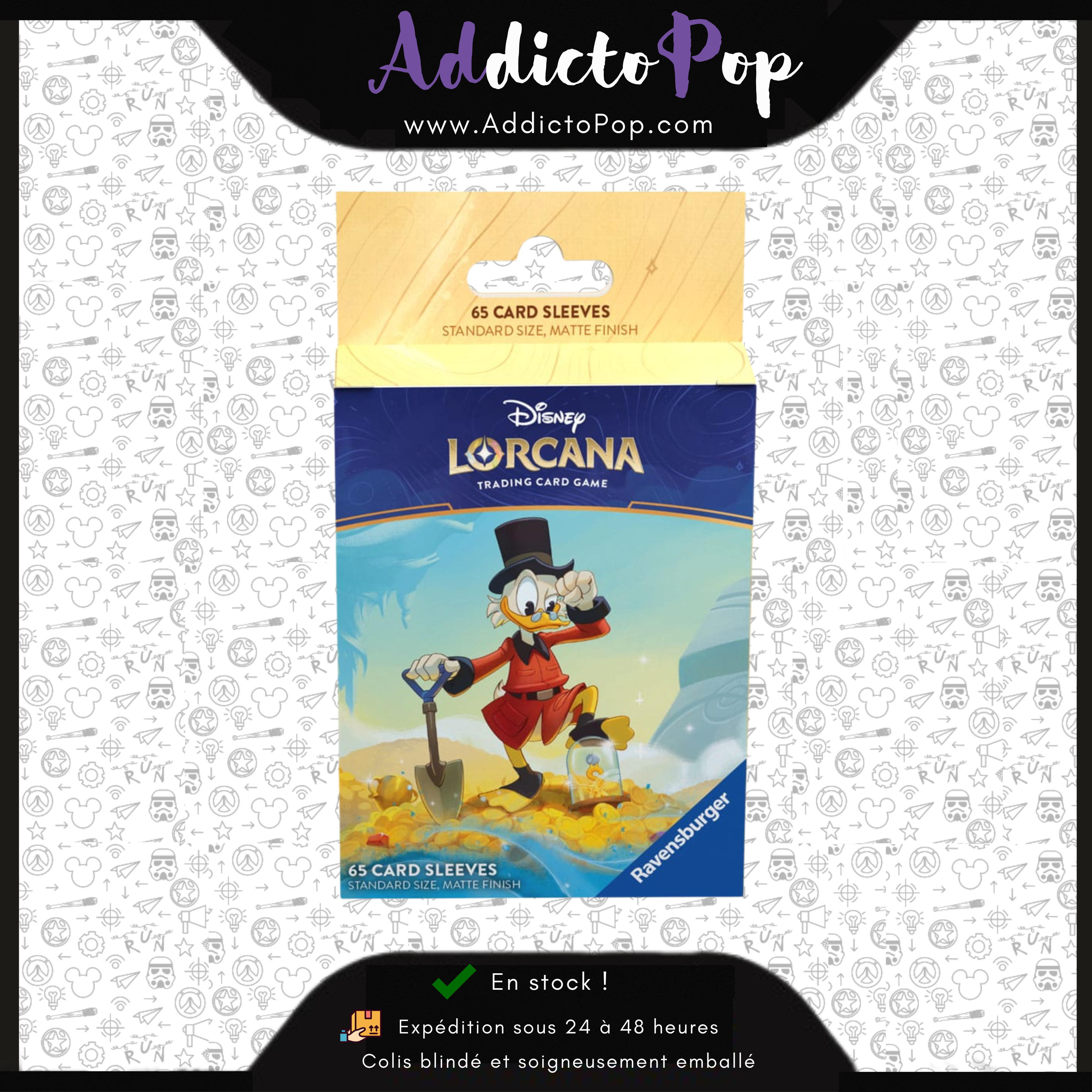 Lorcana - Card Sleeves - Scrooge McDuck - Chapter 3 Lorcana - Card Sleeves - Scrooge McDuck - Chapter 3