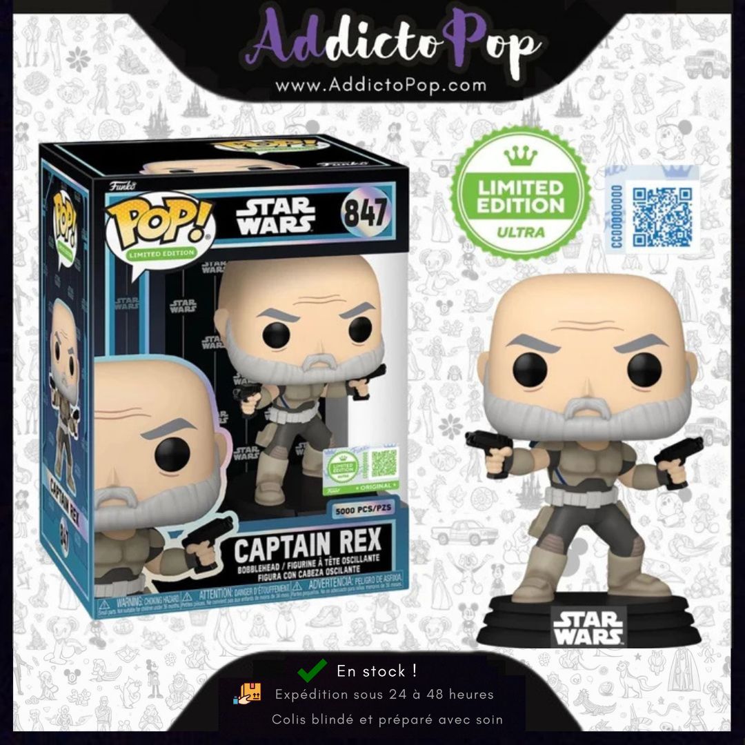 匿名発送】【限定品】Funko Pop Captain Rex 847 匿名発送】【限定品