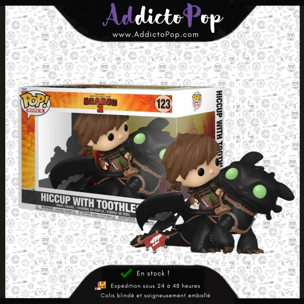 Funko Pop Dragon 2 123 Harold Krokmou Ride AddictoPop