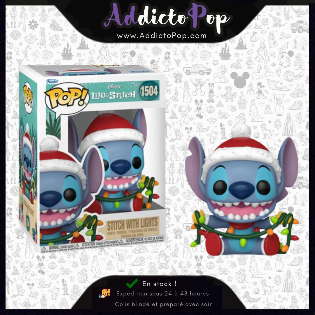 Funko Lilo & Stitch Stitch avec Lumières (Noël) Pop! n°1504 Unisexe Pop! Multicolore | Votre wishlist sur Funko Lilo & Stitch Stitch avec Lumières (Noël) Pop! n°1504 Unisexe Pop! Multicolore | Votre wishlist sur