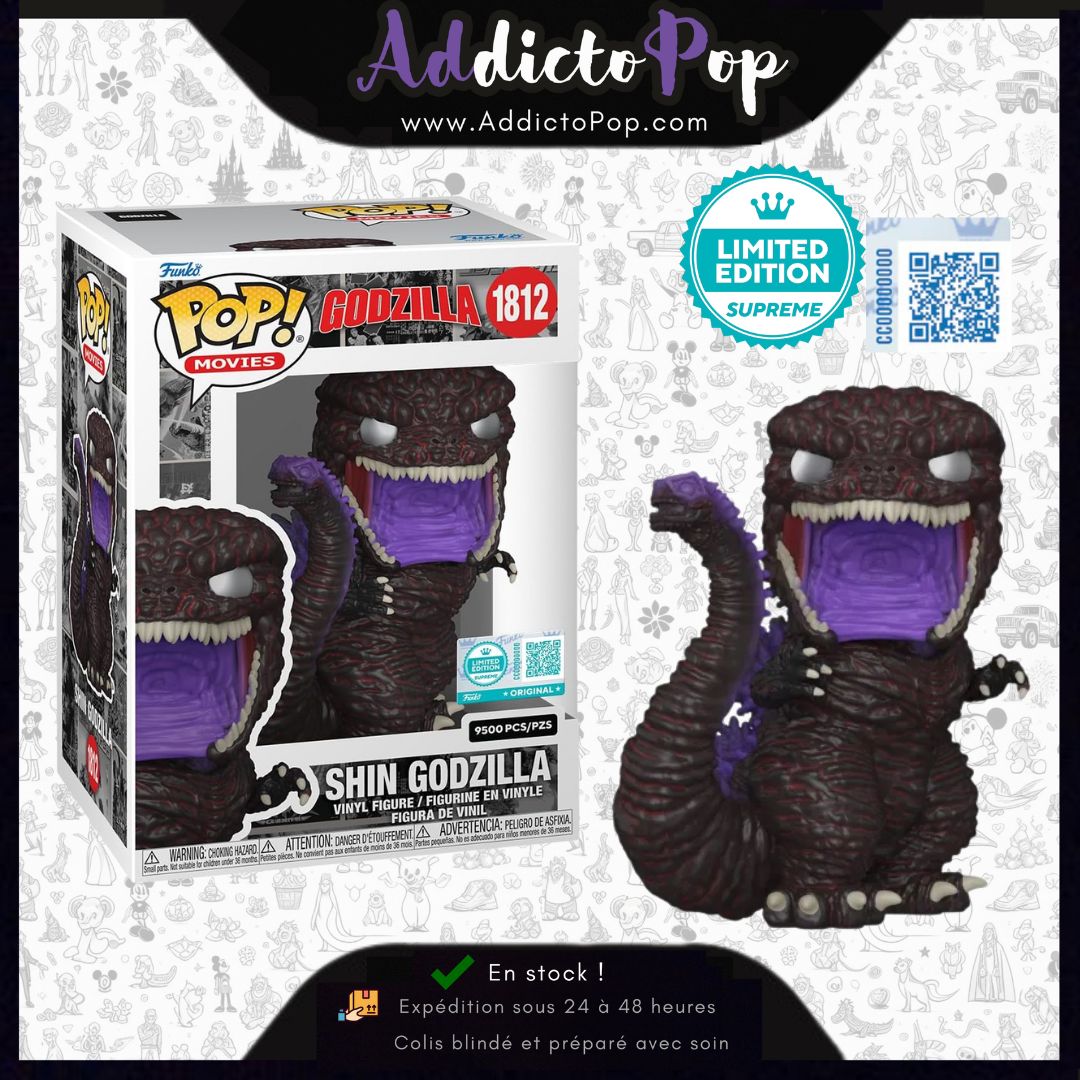Figurine Funko Pop! Shin Godzilla - Édition Limitée Suprême - 11,2 Cm - Vinyle De Collection - Idée Cadeau