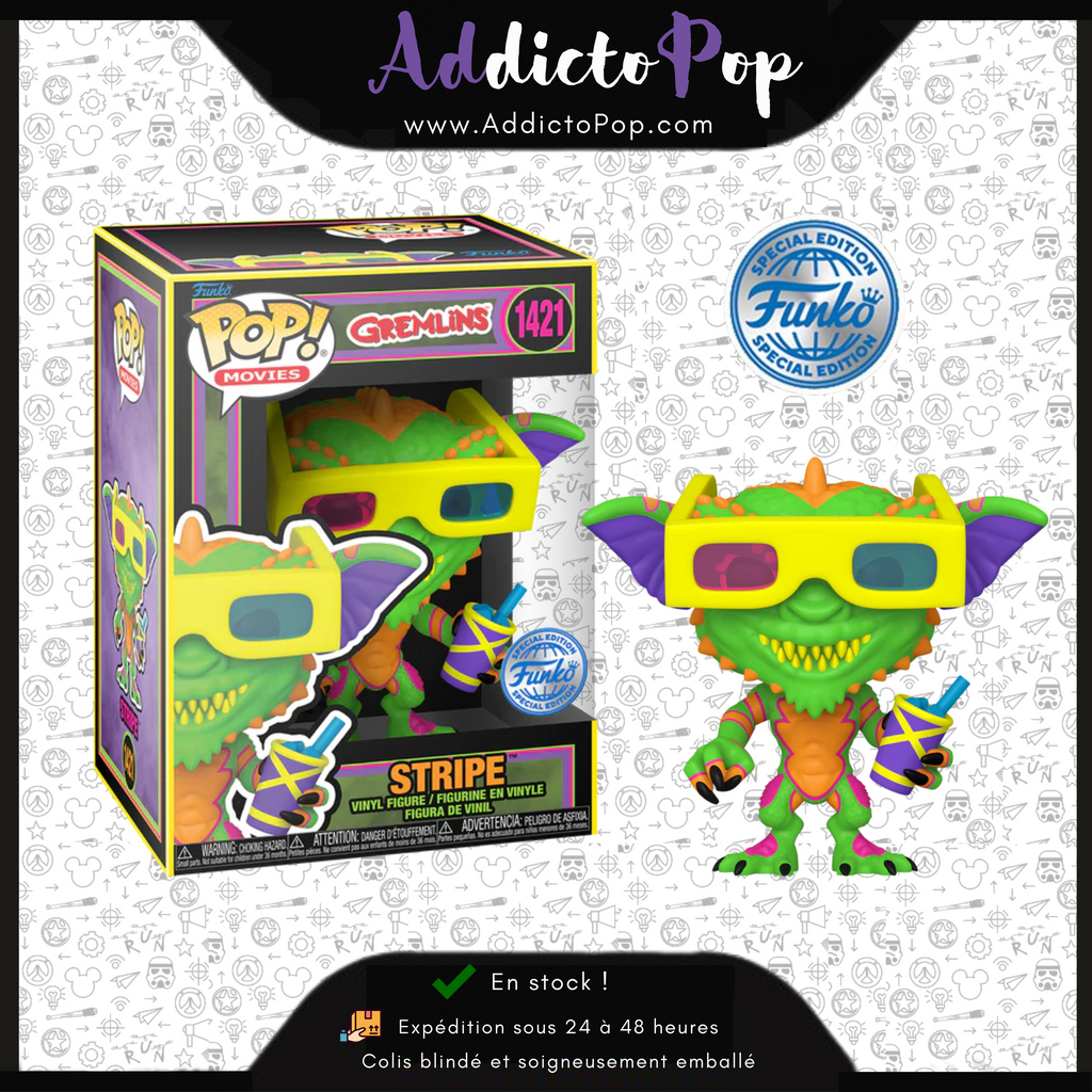Funko POP! Movies Gremlins Stripe Black Light Entertainment Earth EE E –  BigToes Collectibles