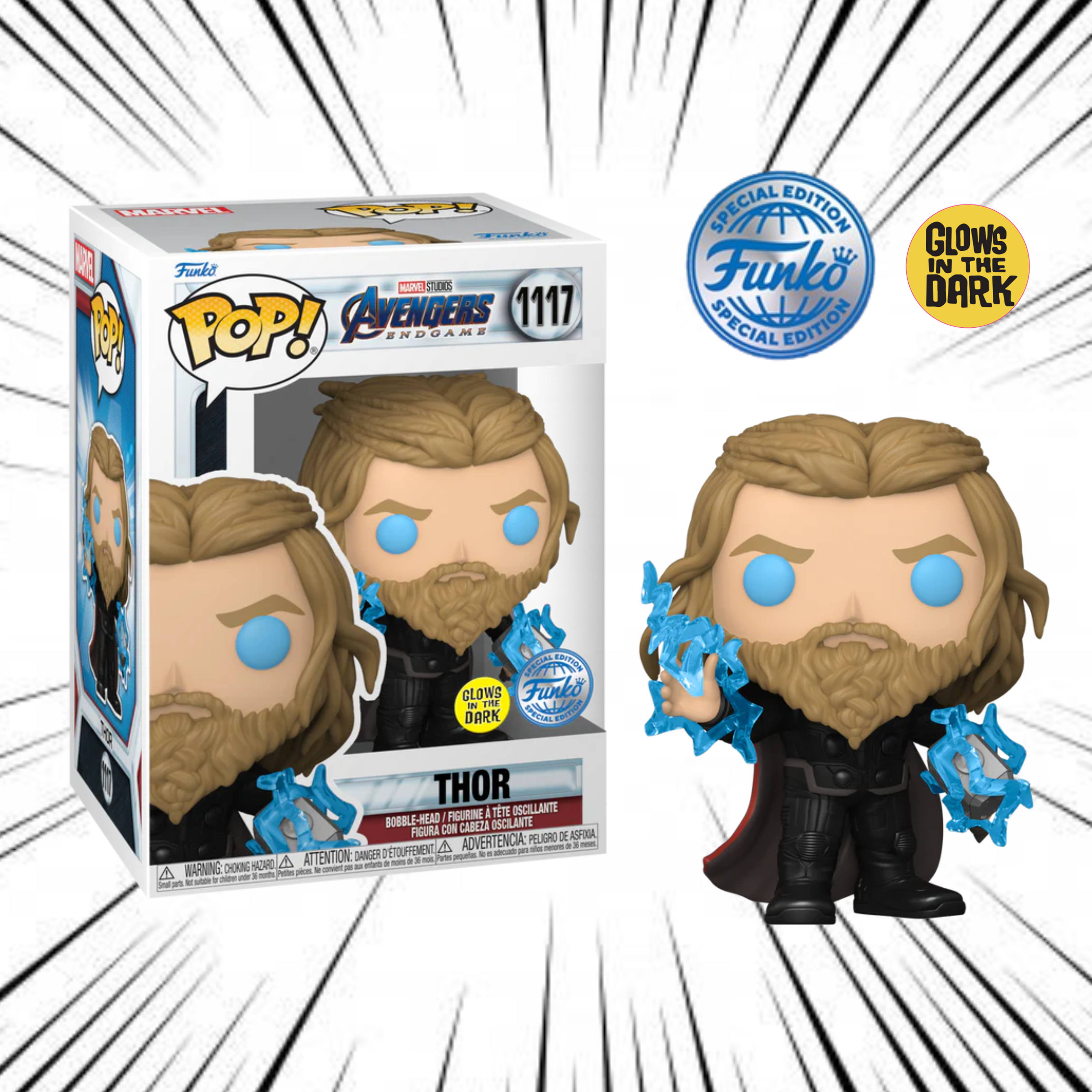 Pop Avengers Thor Glow In The Dark Funko Pop Endgame Funko Pop