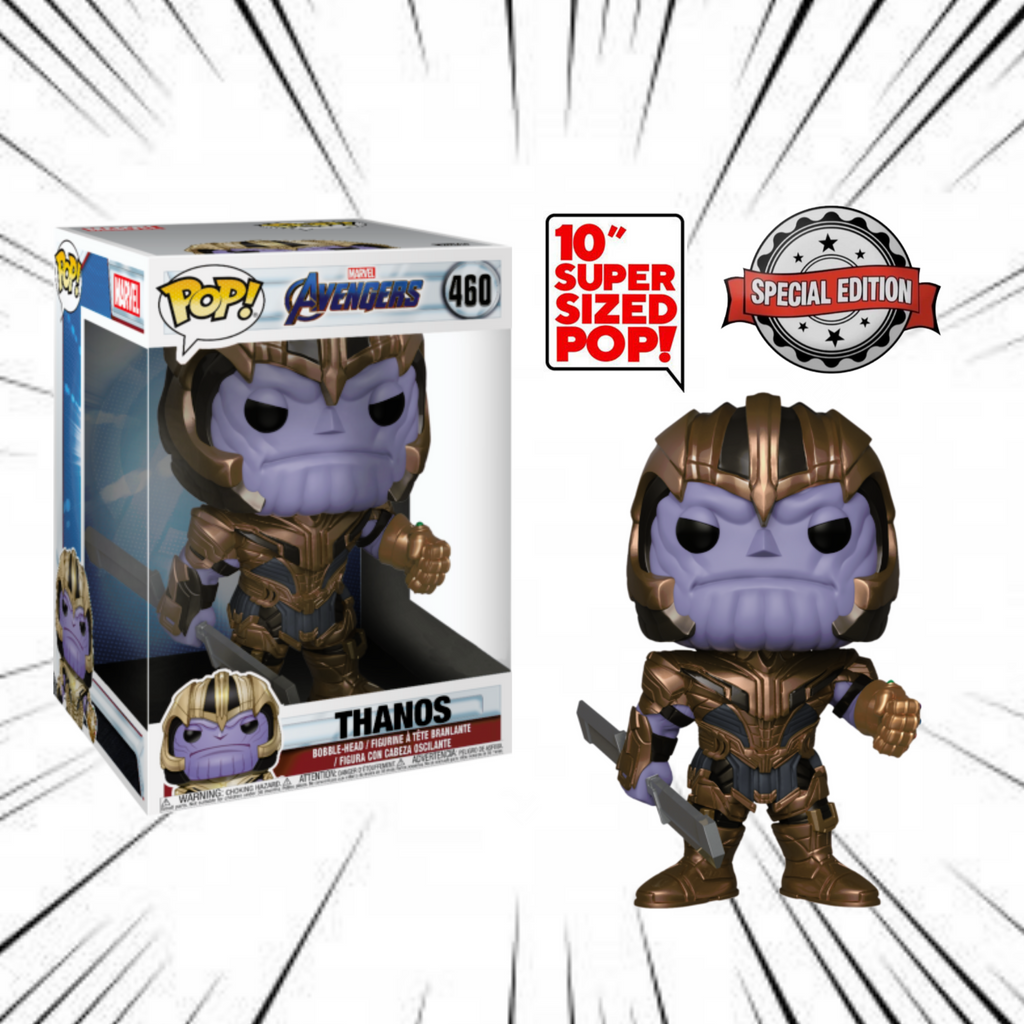 Thanos On Throne Funko Pop Thanos Pop Figure 10 Inch Funko Thanos