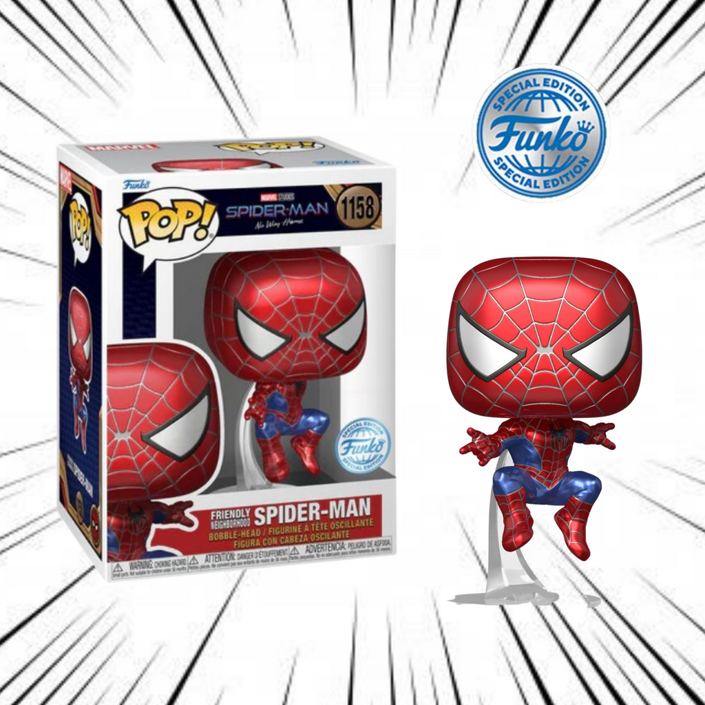 Funko Pop! Marvel Spider-Man 3 : No Way Home [1158] - Friendly Neighbo –  AddictoPop