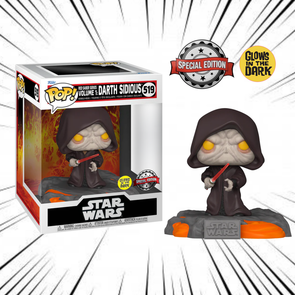Funko Pop Star Wars 519 Red Saber Series Vol. 1 Darth Sidious AddictoPop
