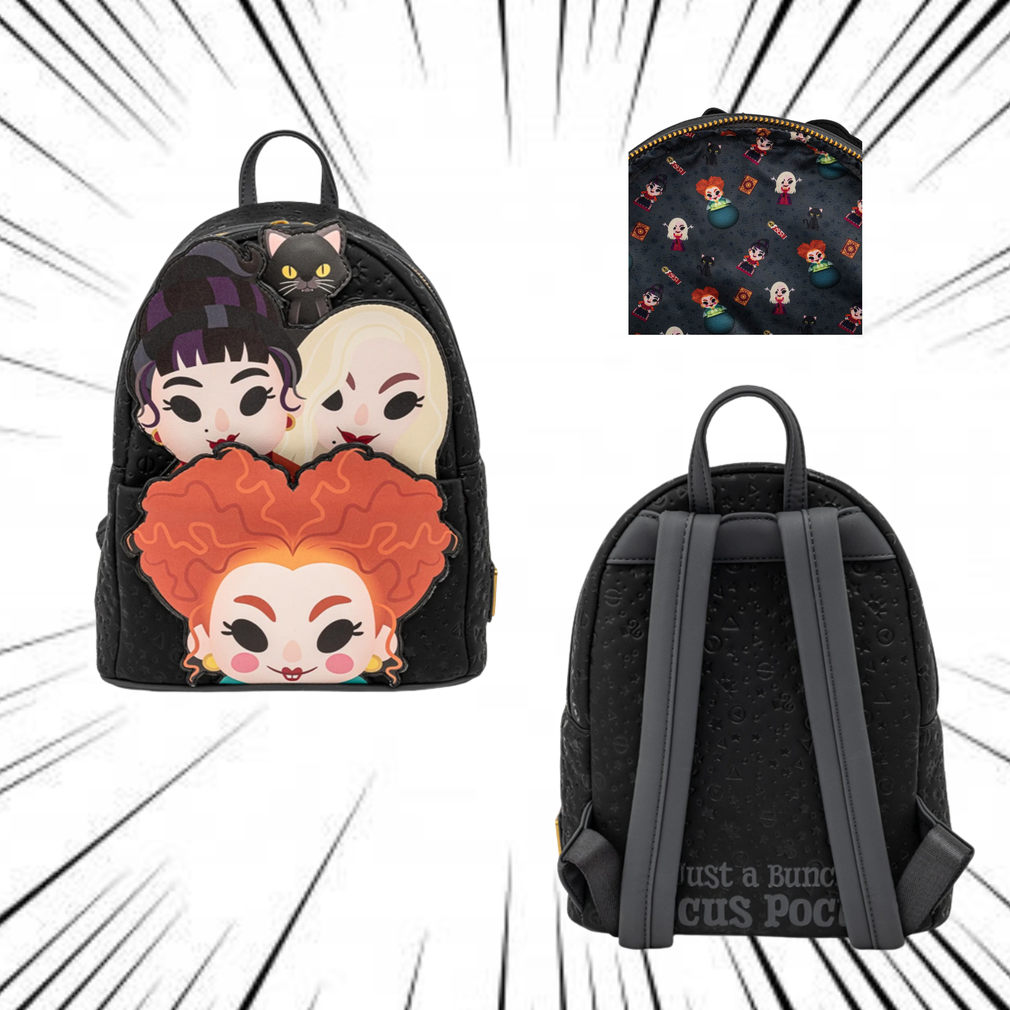 Loungefly Disney Hocus Pocus Mini Backpack