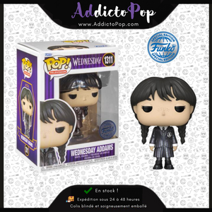 Funko Pop! Wednesday (Netflix) [1311] - Wednesday (Mercredi) Addams (Metallic) (Special Edition)