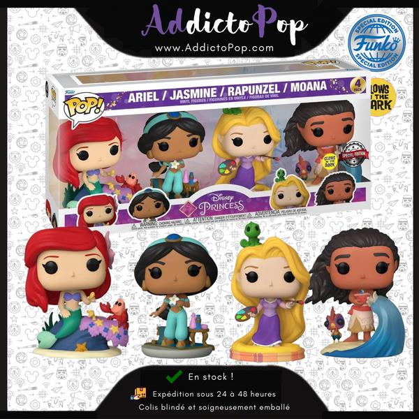 Funko Pop! Disney Ultimate Princess [4-Pack] - Ariel/Jasmine