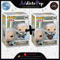 Funko Pop! One Piece [1914] - Smoker (Commune + GITD Chase) (Spécial Édition)