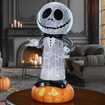 Disney The Nightmare Before Christmas – Lanterne Halloween Jack Skellington Lumineuse à Paillettes 40 cm