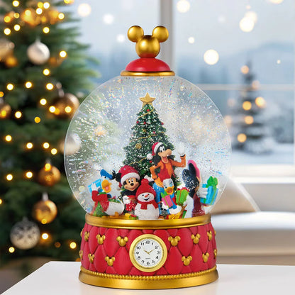 Disney Mickey & Friends – Boule à Neige de Noël Lumineuse LED à Paillettes 31 cm