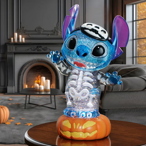 Disney Lilo & Stitch – Lanterne Halloween Lumineuse à Paillettes 42 cm