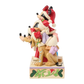 Disney Traditions – Mickey & Friends Noël Musical 30 cm | Jim Shore (Exclusive Costco)