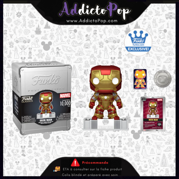 Funko Pop! Coffret Marvel Classics [11C] - Iron Man Funko 25th Anniversary (Funko Shop Exclusive)