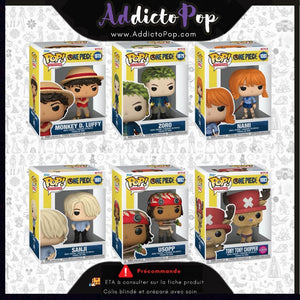 Funko Pop! Netflix One Piece (Live Action) [Bundle 6] - Monkey D. Luffy/Zoro/Nami/Sanji/Usopp/Tony Tony Chopper (Flocked) 🕓[ETA:04/2026]