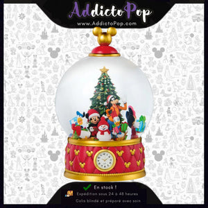 Disney Mickey & Friends – Boule à Neige de Noël Lumineuse LED à Paillettes 31 cm