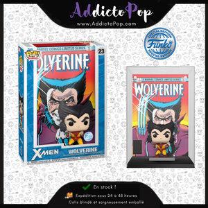 [Boîte endommagée] Funko Pop! Comic Covers: X-Men [23] - Wolverine (Special Edition)