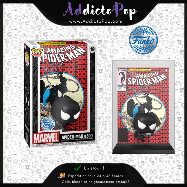Funko Pop Comic Covers Marvel 19 Spider Man Issue 300 Special Edition