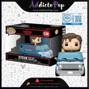 Funko Pop! Stranger Things [138] - Steve with The Squawk Van (Rides) (Special Edition) 🕓[ETA:11/2025]
