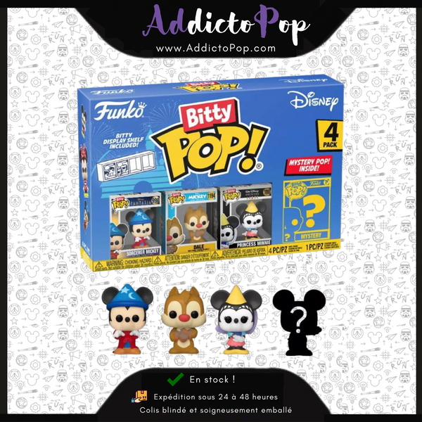 Funko Bitty Pop Disney [4 Pack] - Sorcerer Mickey