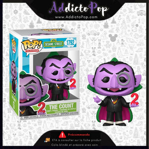 Funko Pop! Sesame Street [1792] - The Count 🕓[ETA:12/2025]