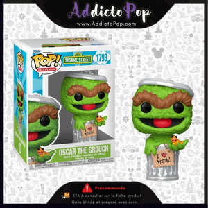 Funko Pop! Sesame Street [1793] - Oscar The Grouch 🕓[ETA:12/2025]
