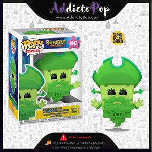 Funko Pop! The Spongebob Movie [1943] - Bob as the Flying Dutchman (GITD) (Pirate) 🕓[ETA:12/2025]