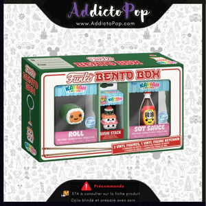 Funko Pop! Bento Box - Roll, Sushi Stack & Soy sauce 🕓[ETA:12/2025]