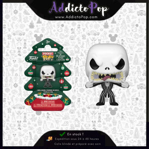 Funko Pocket Pop! L'Etrange Noël de Monsieur Jack - Jack Skellington Tree Holiday Box