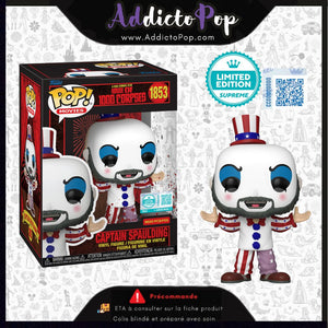Funko Pop! La Maison des Milles Morts [1853] - Captain Spaulding (Limited Edition Supreme) (9.500 Pcs) 🕓[ETA:11/2025]