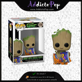 Funko Pop! Marvel : I Am Groot [1196] - Groot with Cheese Puffs