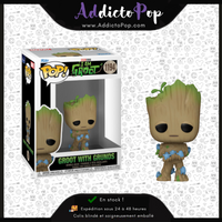 Funko Pop! Marvel : I Am Groot [1194] - Groot with Grunds
