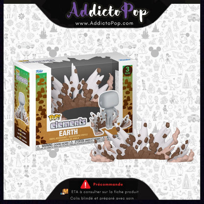 Funko Pop! Elements [3Pcs] -  Earth 🕓[ETA:01/2026]