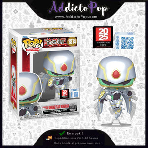 Funko Pop! Yu-Gi-Oh! [1874] - Elemental Hero Shining Flare Wingman (Metallic) (2025 Animation Expo Exclusive)