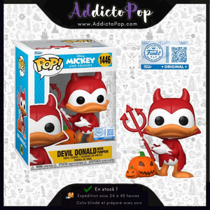 Funko Pop! Mickey & Friends [1446] - Devil Donald with Pumpkin (Special Edition)