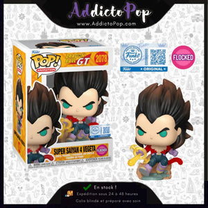 Funko Pop! Dragon Ball GT [2078] - Super Saiyan 4 Vegeta (Flocked) (Special Edition)