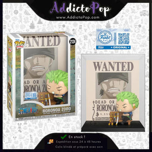 Funko Pop! One Piece [2124] - Roronoa Zoro (Wanted Cover) (Special Edition)