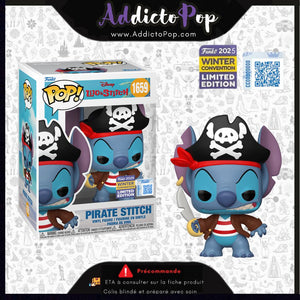 Funko Pop! Disney Lilo & Stitch [1659] - Pirate Stitch (2025 Winter Convention Exclusive)🕓[ETA:01/2026]