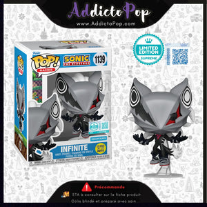 Funko Pop! Sonic The Hedgehog [1139] - Infinite (GITD) (Limited Edition Supreme) (9.500 Pcs) 🕓[ETA:12/2025]