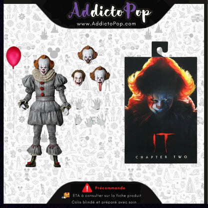 Figurine NECA Ça : Chapitre 2 Pennywise 18 cm (Ultimate) 🕓[ETA:02/2026]