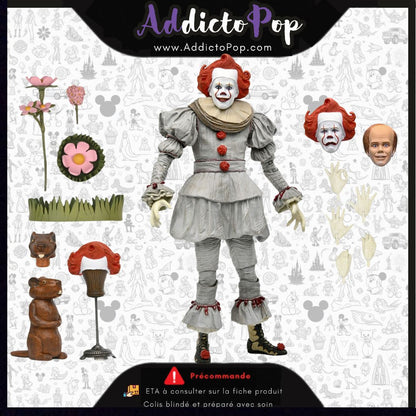 Figurine NECA Ça: Welcome To Derry Bob Gray As Pennywise 18 cm (Ultimate) 🕓[ETA:06/2026]