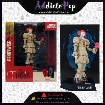 Figurine McFarlane Ça: Welcome To Derry Pennywise (Flashback) (Gold Label) 16 cm (Limited Edition 5.400 Pcs) 🕓[ETA:01/2026]